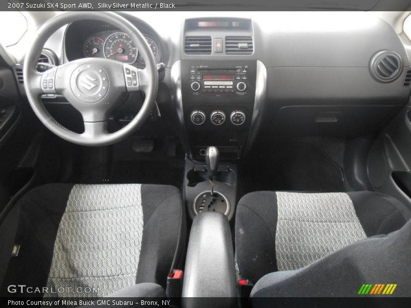 Silky Silver Metallic / Black 2007 Suzuki SX4 Sport AWD