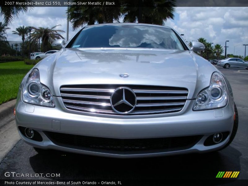 Iridium Silver Metallic / Black 2007 Mercedes-Benz CLS 550