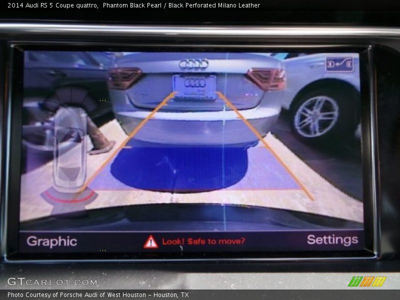 Phantom Black Pearl / Black Perforated Milano Leather 2014 Audi RS 5 Coupe quattro