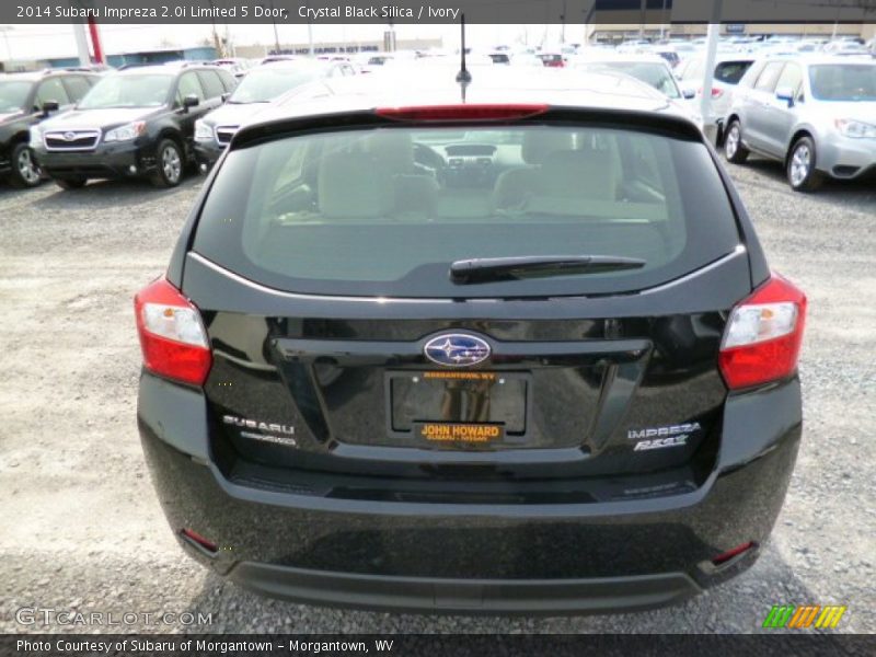 Crystal Black Silica / Ivory 2014 Subaru Impreza 2.0i Limited 5 Door