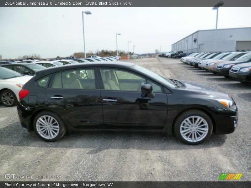 Crystal Black Silica / Ivory 2014 Subaru Impreza 2.0i Limited 5 Door