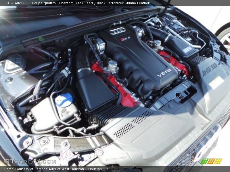 Phantom Black Pearl / Black Perforated Milano Leather 2014 Audi RS 5 Coupe quattro