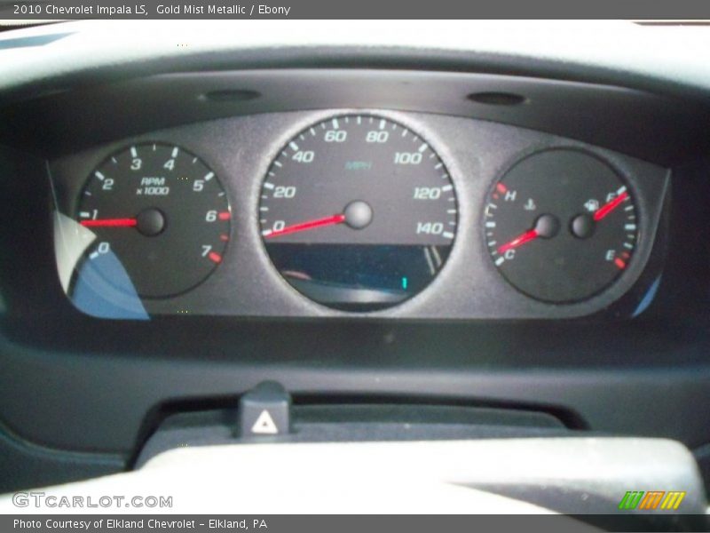 Gold Mist Metallic / Ebony 2010 Chevrolet Impala LS