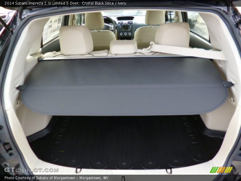 Crystal Black Silica / Ivory 2014 Subaru Impreza 2.0i Limited 5 Door