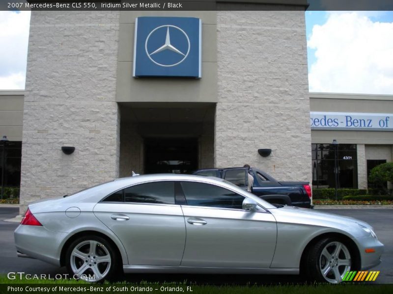 Iridium Silver Metallic / Black 2007 Mercedes-Benz CLS 550