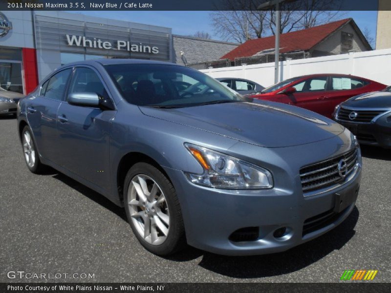 Navy Blue / Cafe Latte 2011 Nissan Maxima 3.5 S