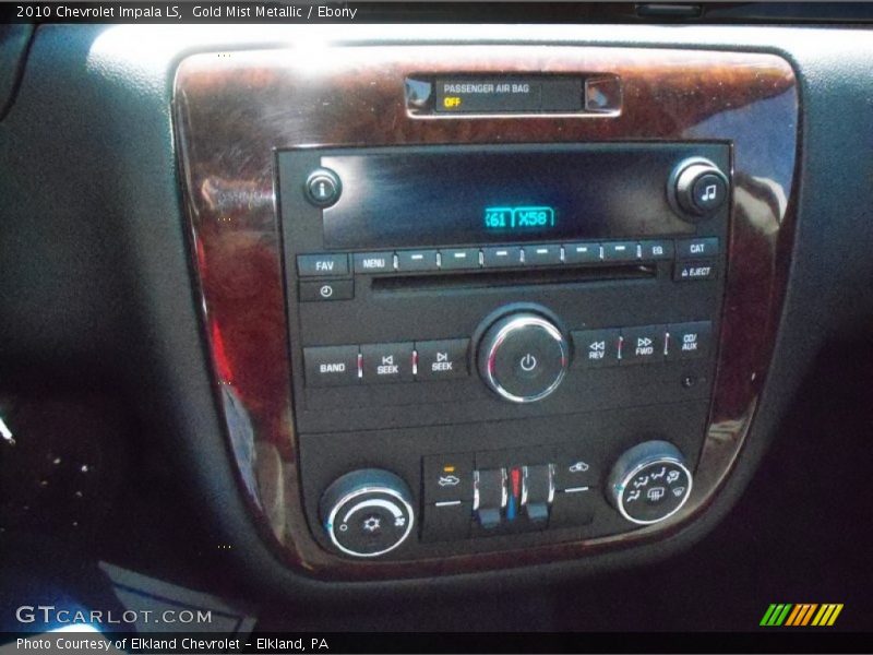 Gold Mist Metallic / Ebony 2010 Chevrolet Impala LS