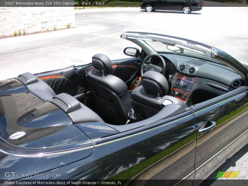 Black / Black 2007 Mercedes-Benz CLK 350 Cabriolet