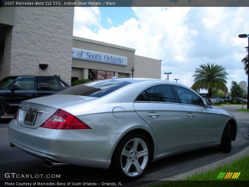 Iridium Silver Metallic / Black 2007 Mercedes-Benz CLS 550