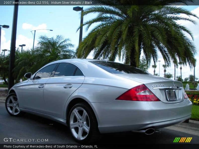 Iridium Silver Metallic / Black 2007 Mercedes-Benz CLS 550