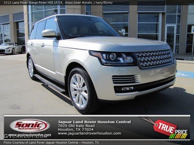 Indus Silver Metallic / Ivory/Ebony 2013 Land Rover Range Rover HSE LR V8