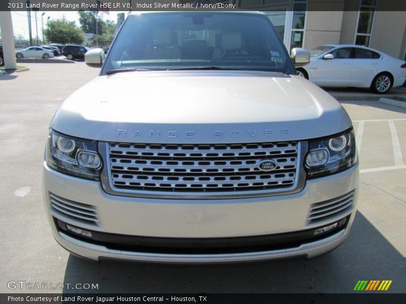 Indus Silver Metallic / Ivory/Ebony 2013 Land Rover Range Rover HSE LR V8