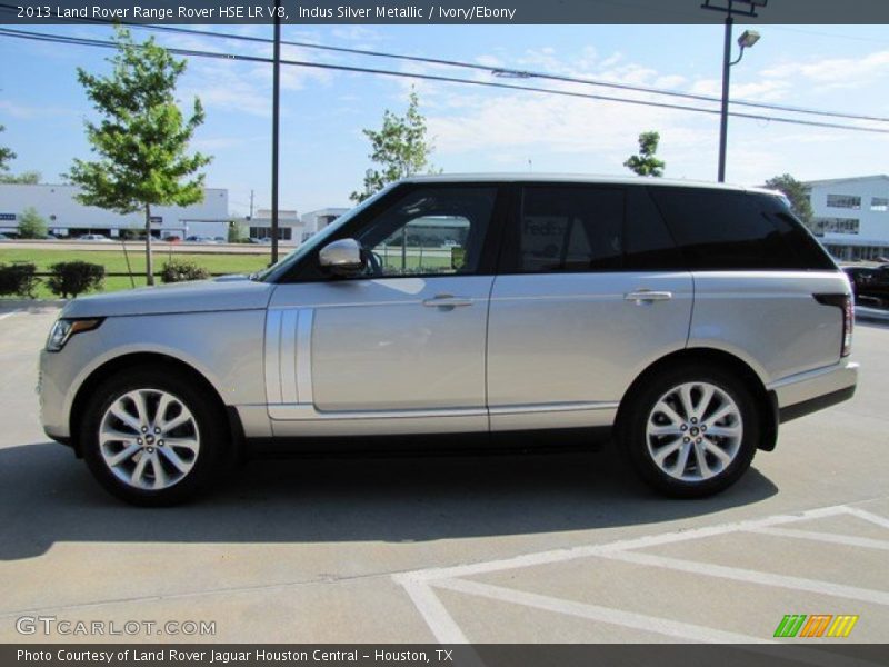 Indus Silver Metallic / Ivory/Ebony 2013 Land Rover Range Rover HSE LR V8