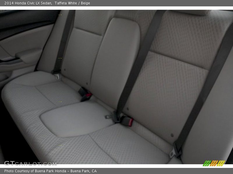 Taffeta White / Beige 2014 Honda Civic LX Sedan