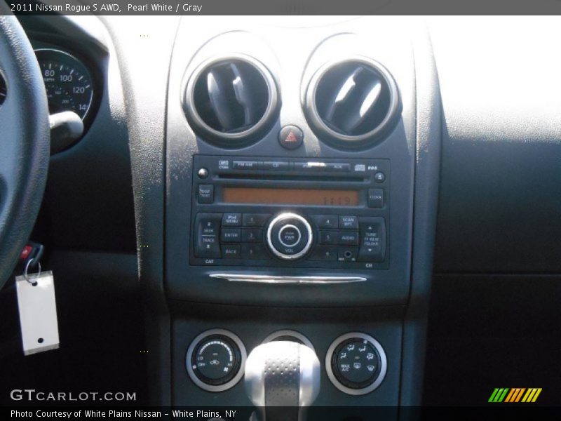 Pearl White / Gray 2011 Nissan Rogue S AWD
