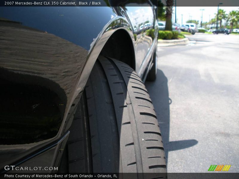 Black / Black 2007 Mercedes-Benz CLK 350 Cabriolet