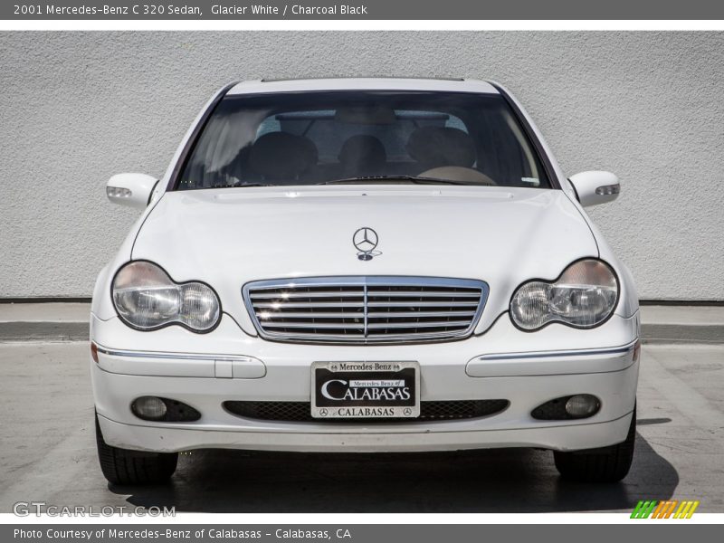 Glacier White / Charcoal Black 2001 Mercedes-Benz C 320 Sedan