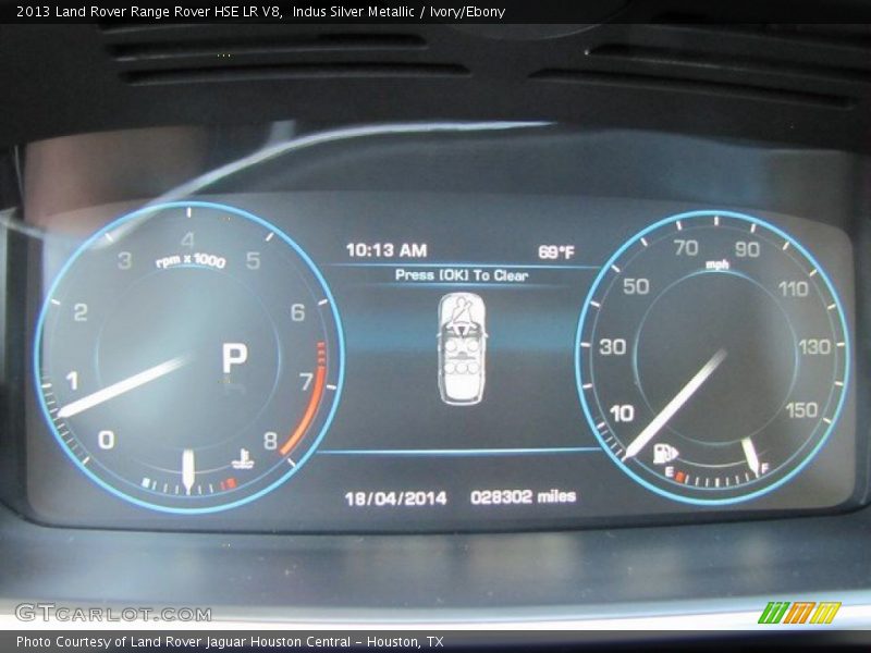  2013 Range Rover HSE LR V8 HSE LR V8 Gauges