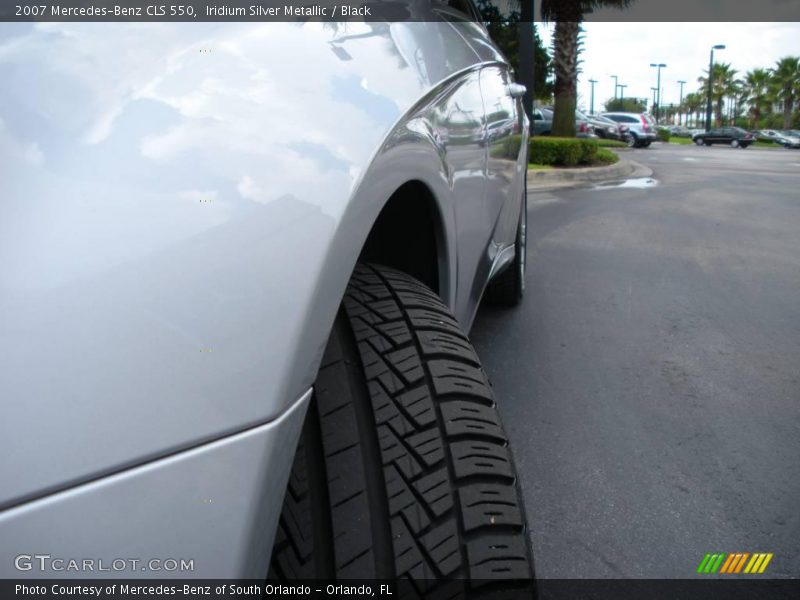 Iridium Silver Metallic / Black 2007 Mercedes-Benz CLS 550