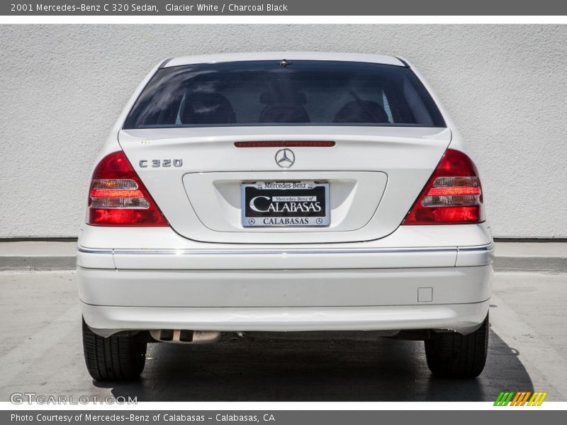 Glacier White / Charcoal Black 2001 Mercedes-Benz C 320 Sedan