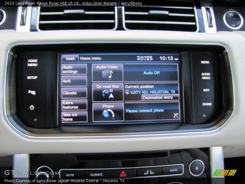Indus Silver Metallic / Ivory/Ebony 2013 Land Rover Range Rover HSE LR V8