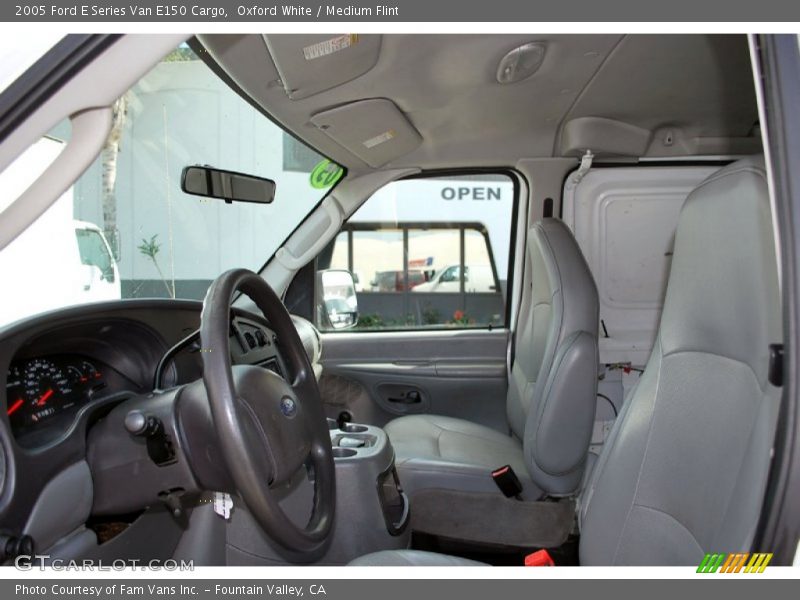 Oxford White / Medium Flint 2005 Ford E Series Van E150 Cargo