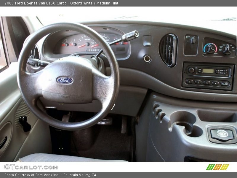 Oxford White / Medium Flint 2005 Ford E Series Van E150 Cargo