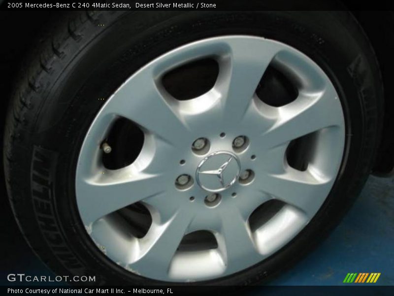 Desert Silver Metallic / Stone 2005 Mercedes-Benz C 240 4Matic Sedan