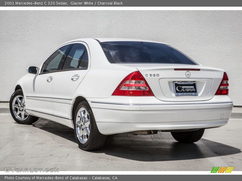 Glacier White / Charcoal Black 2001 Mercedes-Benz C 320 Sedan