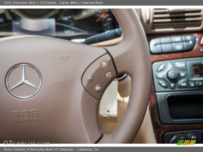Glacier White / Charcoal Black 2001 Mercedes-Benz C 320 Sedan