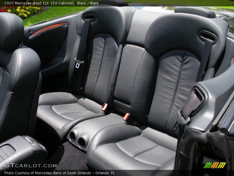 Black / Black 2007 Mercedes-Benz CLK 350 Cabriolet