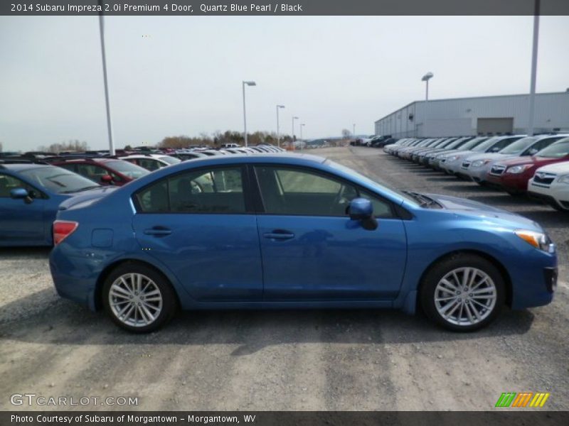 Quartz Blue Pearl / Black 2014 Subaru Impreza 2.0i Premium 4 Door