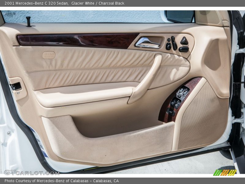 Glacier White / Charcoal Black 2001 Mercedes-Benz C 320 Sedan