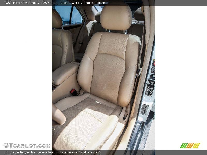Glacier White / Charcoal Black 2001 Mercedes-Benz C 320 Sedan