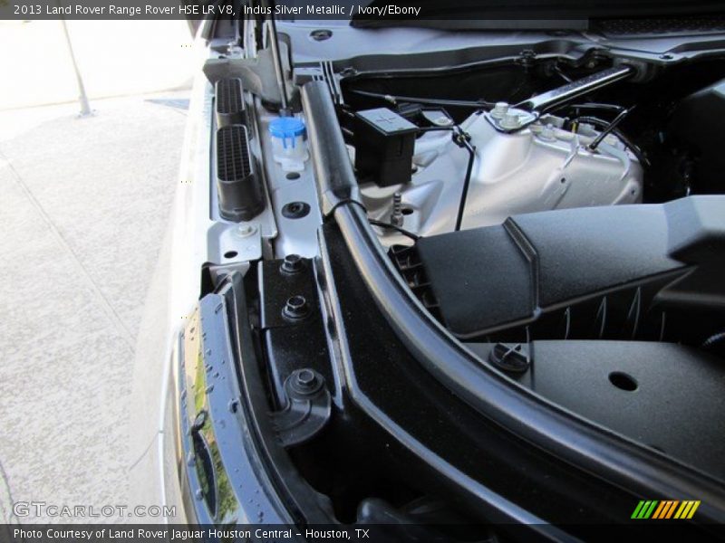 Indus Silver Metallic / Ivory/Ebony 2013 Land Rover Range Rover HSE LR V8