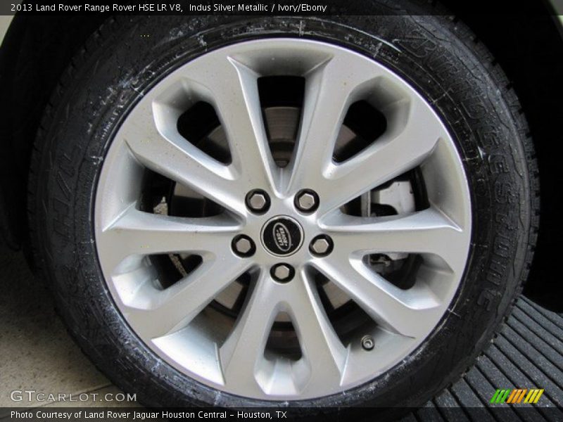 Indus Silver Metallic / Ivory/Ebony 2013 Land Rover Range Rover HSE LR V8