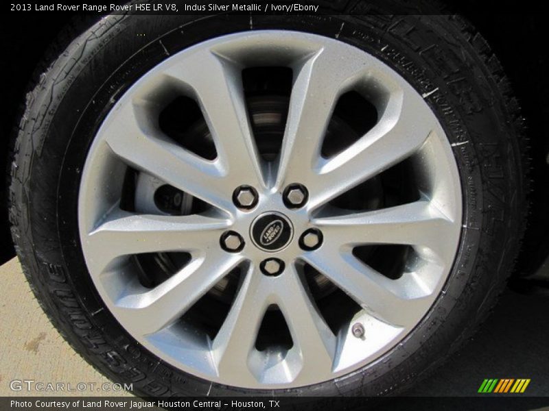 Indus Silver Metallic / Ivory/Ebony 2013 Land Rover Range Rover HSE LR V8