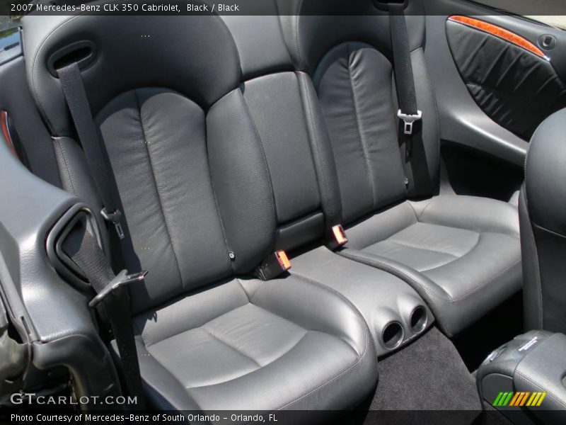 Black / Black 2007 Mercedes-Benz CLK 350 Cabriolet