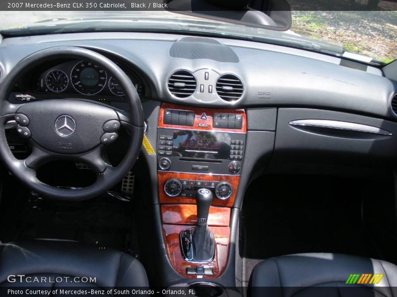 Black / Black 2007 Mercedes-Benz CLK 350 Cabriolet