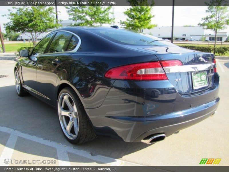 Indigo Blue Metallic / Barley/Truffle 2009 Jaguar XF Supercharged