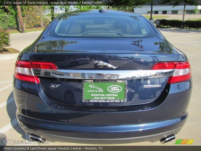 Indigo Blue Metallic / Barley/Truffle 2009 Jaguar XF Supercharged