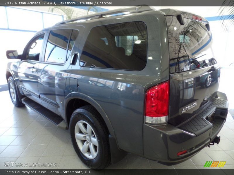 Lakeshore Slate Blue / Charcoal 2012 Nissan Armada SV 4WD
