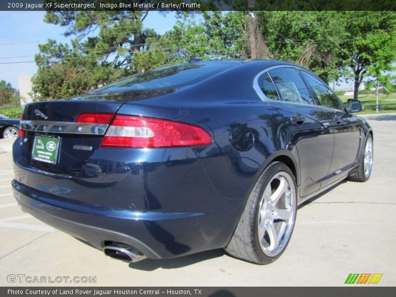 Indigo Blue Metallic / Barley/Truffle 2009 Jaguar XF Supercharged