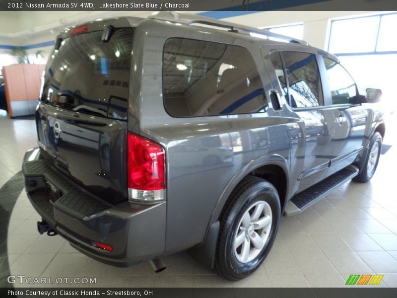 Lakeshore Slate Blue / Charcoal 2012 Nissan Armada SV 4WD