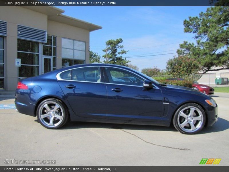 Indigo Blue Metallic / Barley/Truffle 2009 Jaguar XF Supercharged