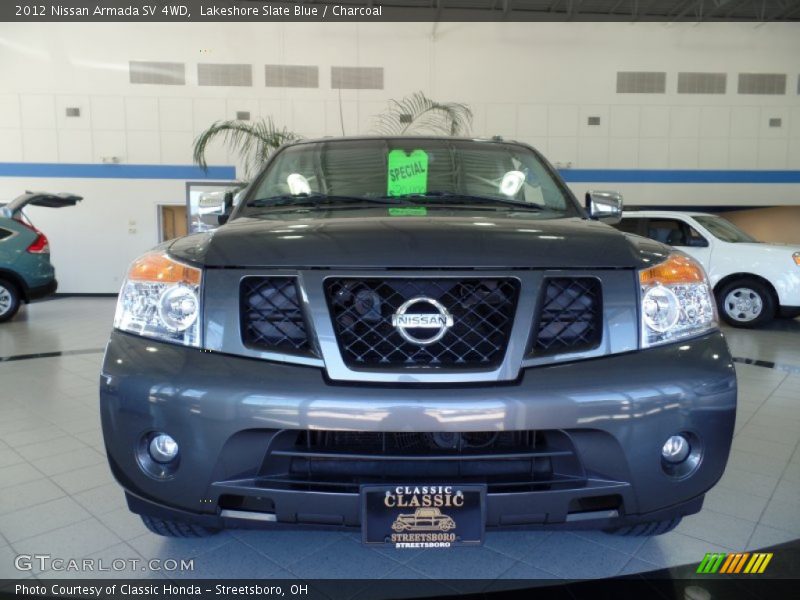 Lakeshore Slate Blue / Charcoal 2012 Nissan Armada SV 4WD