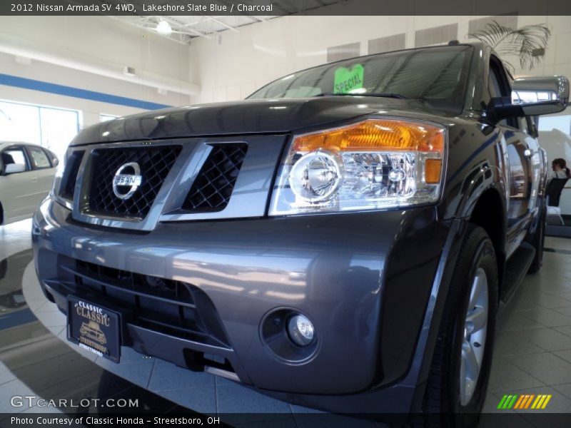 Lakeshore Slate Blue / Charcoal 2012 Nissan Armada SV 4WD