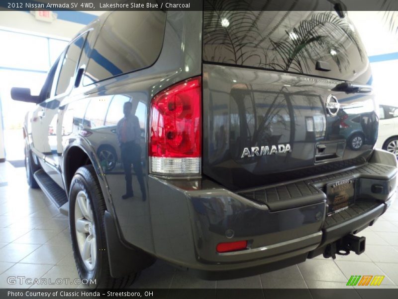 Lakeshore Slate Blue / Charcoal 2012 Nissan Armada SV 4WD