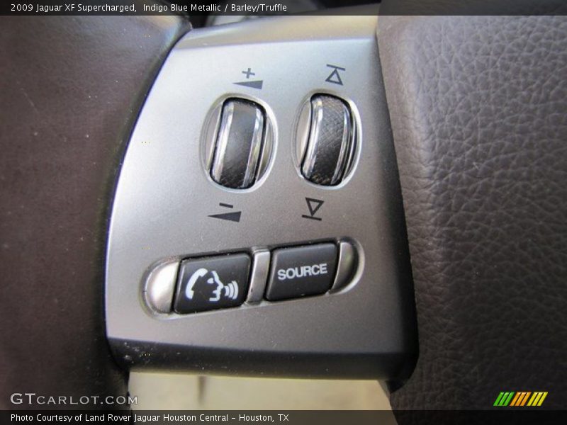 Indigo Blue Metallic / Barley/Truffle 2009 Jaguar XF Supercharged