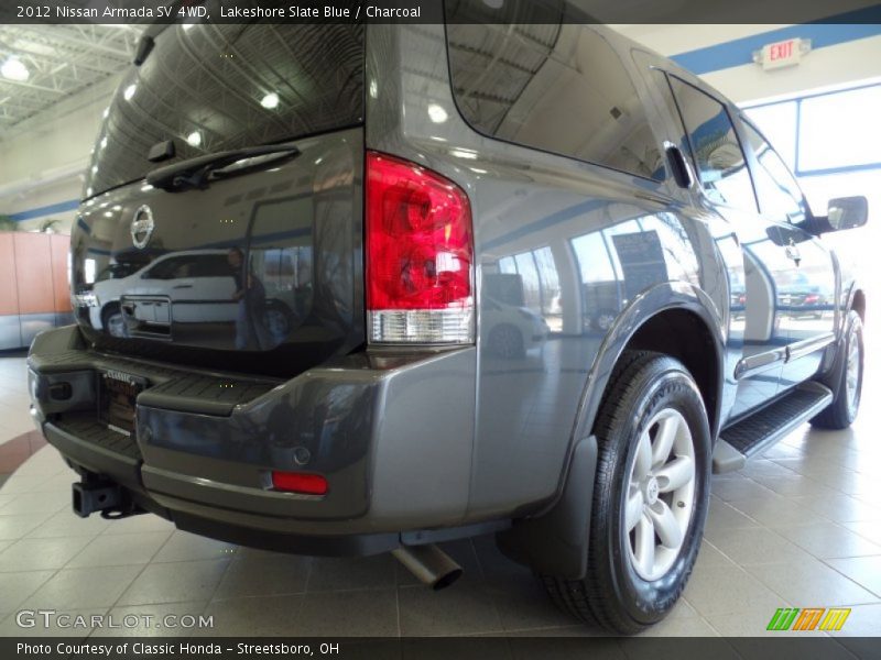 Lakeshore Slate Blue / Charcoal 2012 Nissan Armada SV 4WD